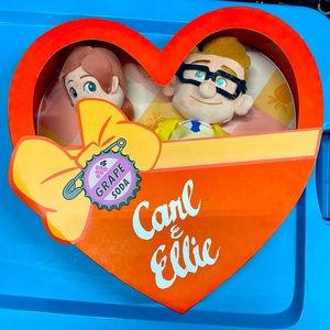 Disney Pixar Carl & Ellie Valentine's Day Plush Set – Up